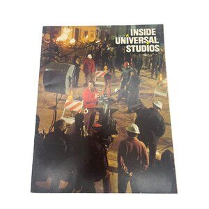 Inside Universal Studios Souvenir Booklet 1975 Tour Map Guide Vintage Hollywood